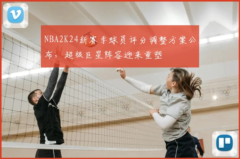 NBA2K24新赛季球员评分调整方案公布,超级巨星阵容迎来重塑